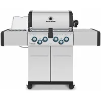 Broil King Regal S490 IR Edelstahl Gasgrill mit Infrarot-Seitenbrenner