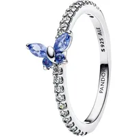 Pandora 194269C01 Damen-Silberring Funkelnder Schmetterling Blau, 54/17,2