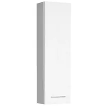 Aqualine ZOJA Oberschrank 20 x 70 x 14 cm Weiß MDF