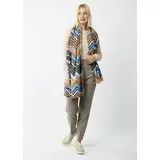 Codello Schal mit Zickzack-Muster und coolem BLABLA-Statement Onesize Damen