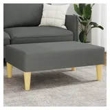 vidaXL Fußhocker Dunkelgrau 77x55x31 cm Stoff