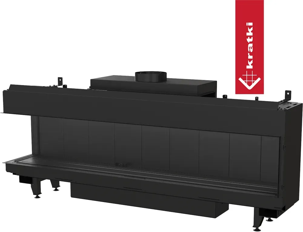 Gaskamin KRATKI LEO 200 links Propan Ø 130/200 12,5 kW