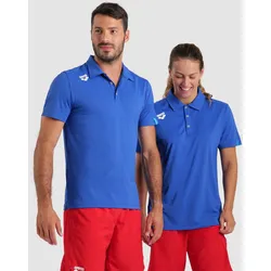 Team Poloshirt Unisex Einfarbig - Royal - XL