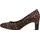 TAMARIS Damen Pumps mit Blockabsatz, braun, 41 EU