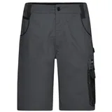 Workwear Bermudas - STRONG - Spezialisierte Arbeitsshorts mit funktionellen Details schwarz/grau, Gr. 60
