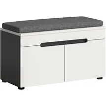 Home Affaire Schuhbank 80 x 45 x 37 cm grau / basalt grau