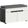 Home Affaire Schuhbank 80 x 45 x 37 cm grau / basalt grau