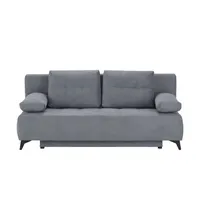 Schlafsofa  Eddy , grau , Maße (cm): B: 197 H: 88 T: 89.0