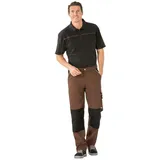 Planam Canvas 320 Bundhose braun/schwarz Größe 52