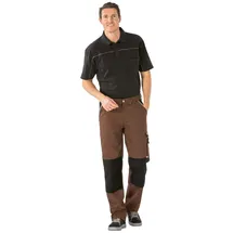Planam Canvas 320 Bundhose braun/schwarz Größe 52