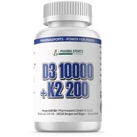 240 Tabletten Vitamin D3 10000IU & Vitamin K2 200mcg MK-7 Menachinon-7