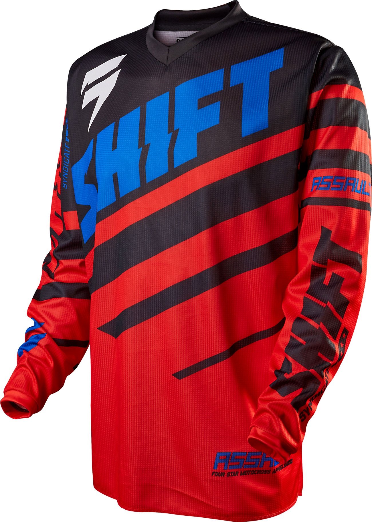 Shift Assault, jersey - Race Noir/Rouge - S