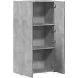 vidaXL Aktenschrank Betongrau 60x32x115 cm Holzwerkstoff