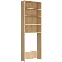 vidaXL Sonoma-Eiche Waschmaschinenschrank 64 x 24 x 190 cm Braun Holz
