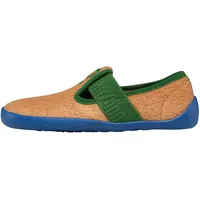 Affenzahn Hausschuh Vegan Dreamy rutschfest, mit Gummizug, flexibel, leicht für Kindergarten und Kita Größe 21-32 Paradiesvogel - Beige - 28 EU