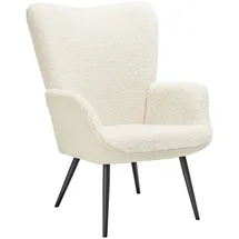 Tectake tectake® Sessel, gepolstert, runde Stahlbeine, 72 x 76 x 100,5 cm