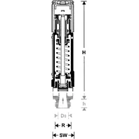Riegler Hochleistungs-Sicherheitsventil, MS, G 1, Ansprechdruck 1,7 bar