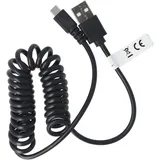 AccuCell USB-A auf micro-USB 2 m Schwarz