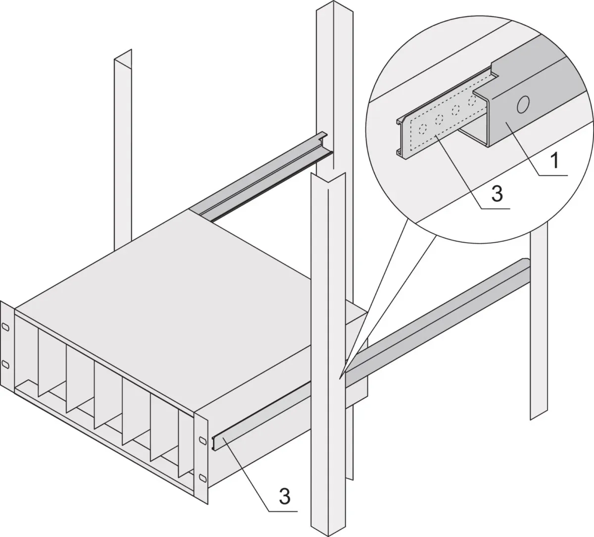 Schroff X-Versteifungsprofil 24562453 (VE2)