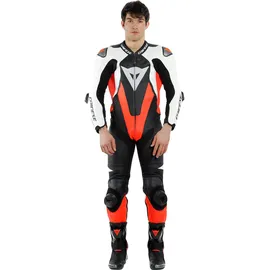 Dainese Laguna Seca 5 1-tlg. schwarz/weiß/fluo-rot 48