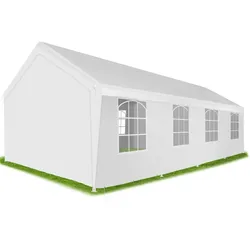 TECTAKE Partyzelt Mammut 8x4m im Stecksystem, stabil und wasserdicht