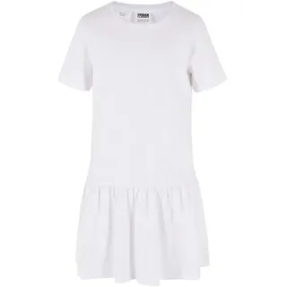 URBAN CLASSICS Girls Valance Tee Dress in Weiß, Größe 146/152