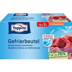 75 Toppits Gefrierbeutel 3,0 l