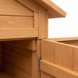 MuCoLa Geräteschrank 0,49 x 0,79 x 1,9 m natur