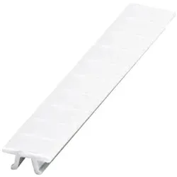 Schneider Electric NSYTRAB630 Einsteckb. Markierstreifen, 6mm, 10 Stellen 21, 30, horizontal gedruckt, weiß - 10 Stück