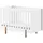 Vipack Gitterbett Simple Weiß 60 x 120 cm