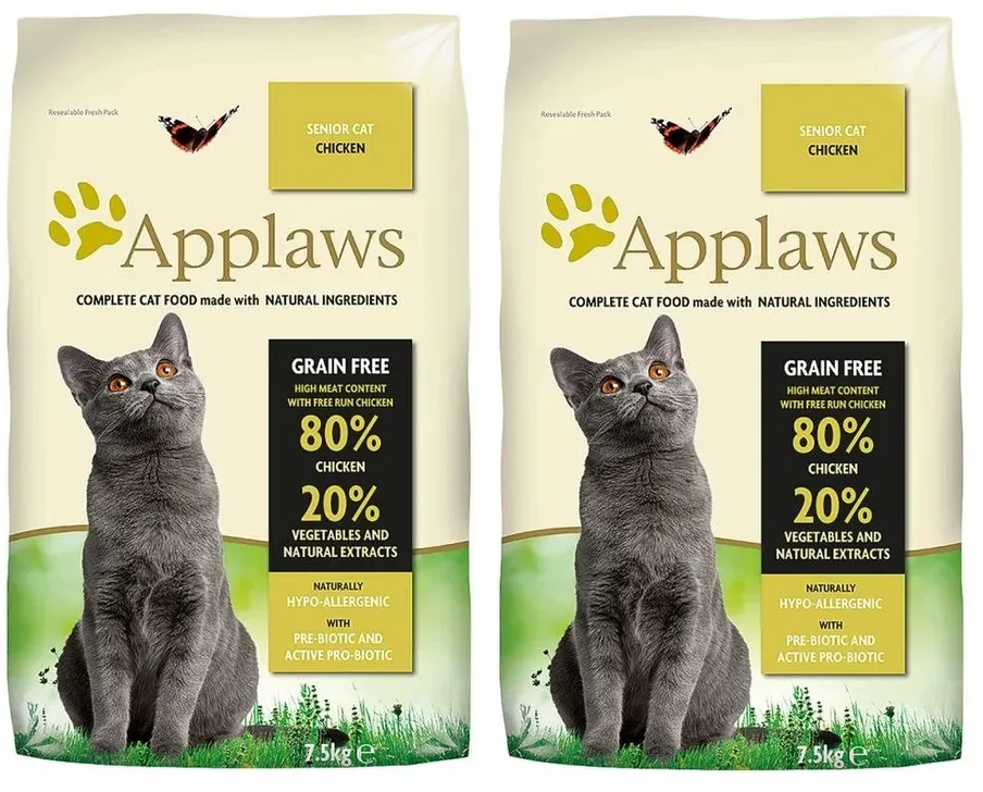 Applaws Trockenes Katzenfutter Senior 2x7,5kg (Rabatt für Stammkunden 3%)