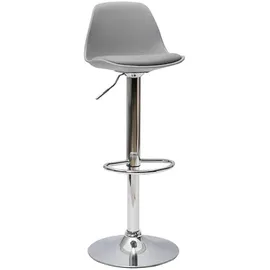 miliboo Design-Barhocker Hellgrau (2er-Set) STEEVY
