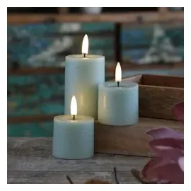 uYuni LED Mini Kerze Thea Uyuni H 4,5 cm grün