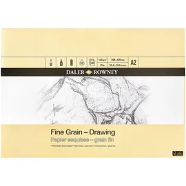 Daler Rowney Daler-Rowney Zeichenpapier feinkörnig 120 g/m2 A2 30 Blatt
