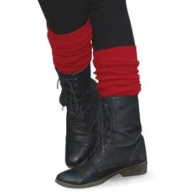 LAVANA Beinstulpen LAVANA, Damen, rot (hellmarine, rot), Strick, Wolle, Stulpen, und Armstulpen