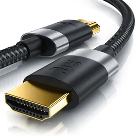 Primewire HDMI-Kabel 2.1 5 m Schwarz/Silber