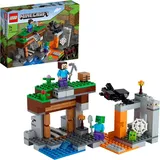 LEGO 21166 Minecraft Die verlassene Mine Bauset, Zombiehöhle mit Figuren Schleim