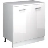 Vicco Rion 80 x 81,6 x 46 cm Weiß Hochglanz
