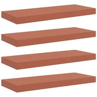 VidaXL Wandregal 50 x 23 x 4 cm Rot