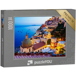 puzzleYOU Puzzle Puzzle 1000 Teile XXL „Positano, Amalfiküste, Kampanien, Sorrent, Ital, 1000 Puzzleteile, puzzleYOU-Kollektionen