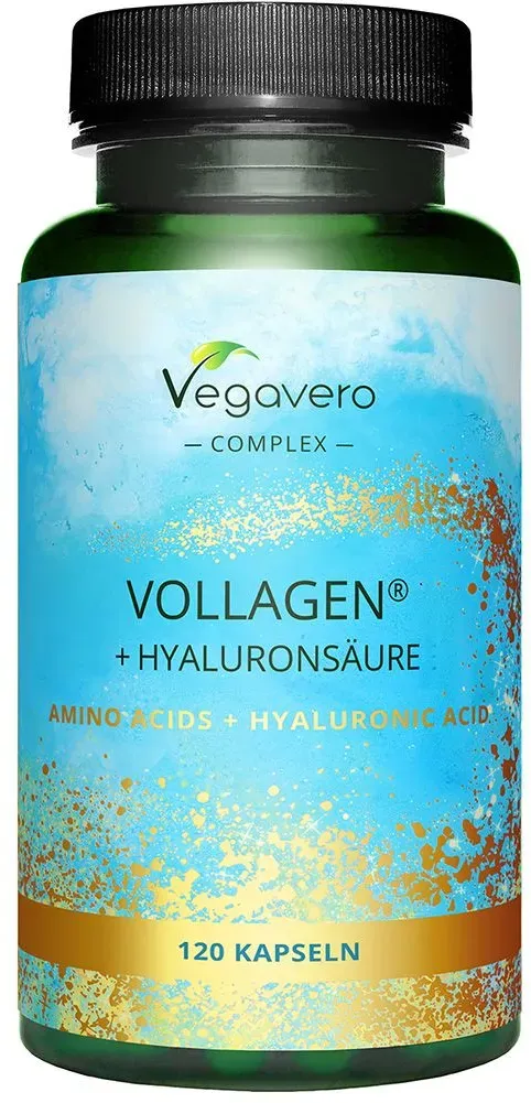 Vegavero Vegan Collagen+Hyaluronic Acid Kapseln 120 St Unisex