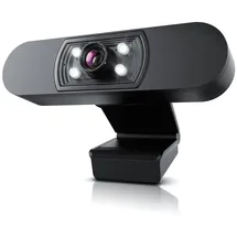 Aplic Webcam - 1920x1080P @ 30 Hz – 4 Hilfslichter / Szenelicht– 5P Linse – Mikrofon – automatischer Weißabgleich - Low-Light-Korrektur