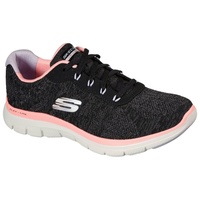 Skechers FLEX APEEAL 4.0 FRESH MOVE Sneaker mit Air Cooled Memory Foam, Freizeitschuh, Halbschuh, Schnürschuh schwarz 40