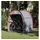 vidaXL Fahrradgarage mit Dach 210 x 90 x 174 cm Grau/Orange