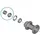Shimano Konus WH-RS710 links mit Endkappe