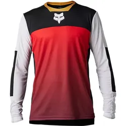 Fox Defend LS Jersey Aurora black/white - S