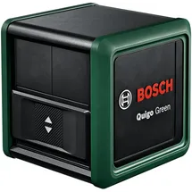 Bosch Kreuzlinienlaser Quigo Green mit Universalklemme MM 2
