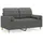 vidaXL vidaXL, Sofa + Bettsofa, Amandie (2-Sitzer)