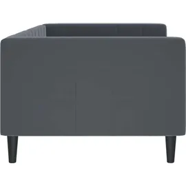 vidaXL Tagesbett 90 x 190 cm Dunkelgrau