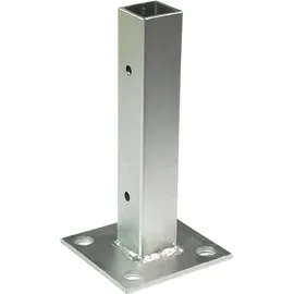 Home Deluxe Zaunpfosten 3,5 x 20 cm Edelstahl/Silber